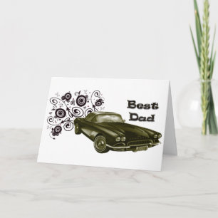 Tarjeta Los mejores regalos de arte de autos clásicos de l