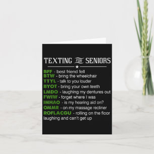 Tarjeta Los Mensajes De Texto Para Los Mayores Bff Mejor A
