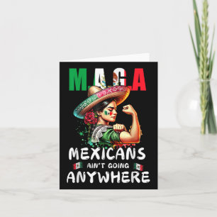 Tarjeta Los mexicanos quieren ir a cualquier lugar