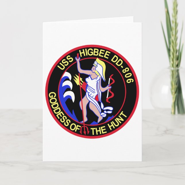 Tarjeta Los militares de la nave del destructor de DD-806 (Anverso)