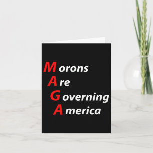 Tarjeta Los mores están gobernando a Estados Unidos contra