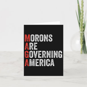 Tarjeta Los mores están gobernando a Estados Unidos contra