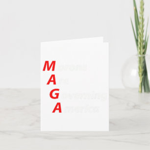 Tarjeta Los mores están gobernando a Estados Unidos contra