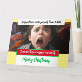 Tarjeta ¡Los navidades Cargan QUE TIENEN DOS PRESENTES MÁS