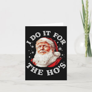 Tarjeta Los Navidades de Trump, Santa Claus, lo hago por l