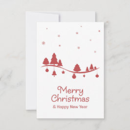 Tarjeta Los Navidades sin mar toman el ilustracion durante