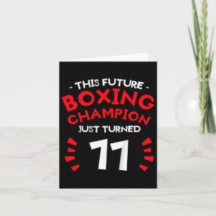 Tarjeta Los niños de este futuro campeón de boxeo acaban d