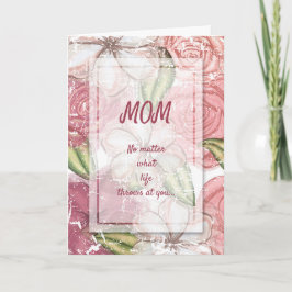 Tarjeta Los niños feos y divertidos con flores feliz día d