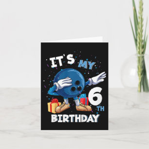 Tarjeta Los niños son mi sexto cumpleaños, cumpleaños, beb