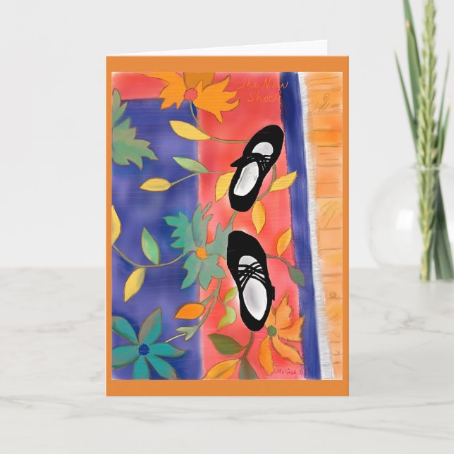 Tarjeta Los nuevos zapatos Notecard (Anverso)