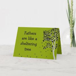 Tarjeta Los padres son como un árbol de refugio ~ Card