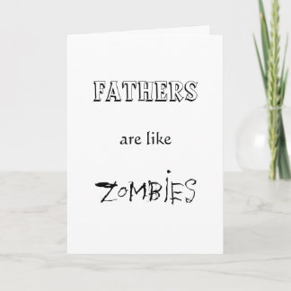TARJETA LOS PADRES SON COMO ZOMBIES