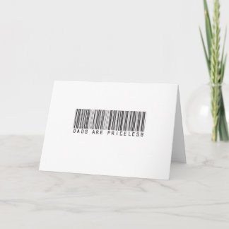 Tarjeta Los papás son inestimables