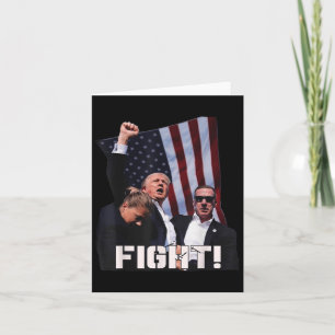 Tarjeta Los partidarios de la lucha contra Donald Trump