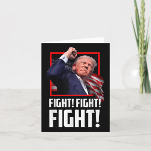 Tarjeta Los partidarios de la lucha contra Donald Trump