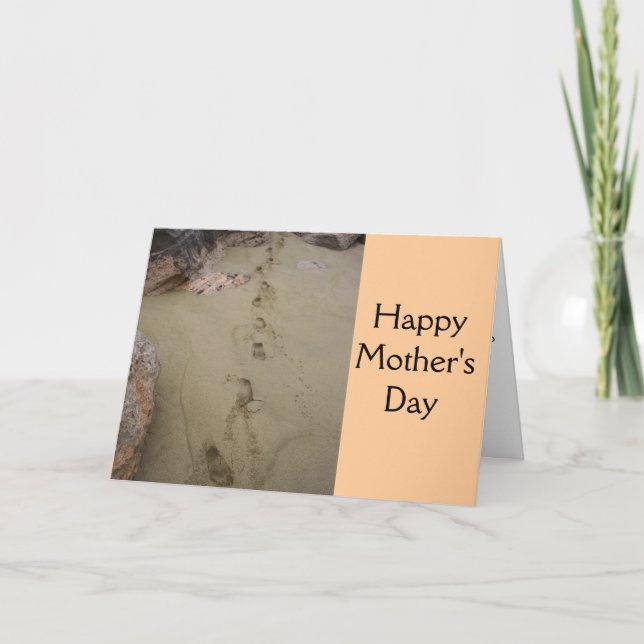 Tarjeta Los pasos de la madre a seguir en la vida (Anverso)