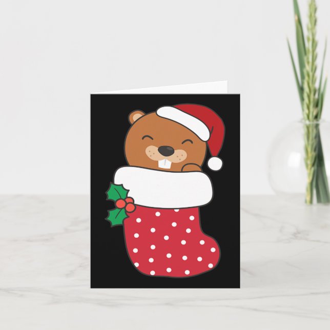 Tarjeta Los Pequeños Autores En Las Acciones De Los Navida (Anverso)