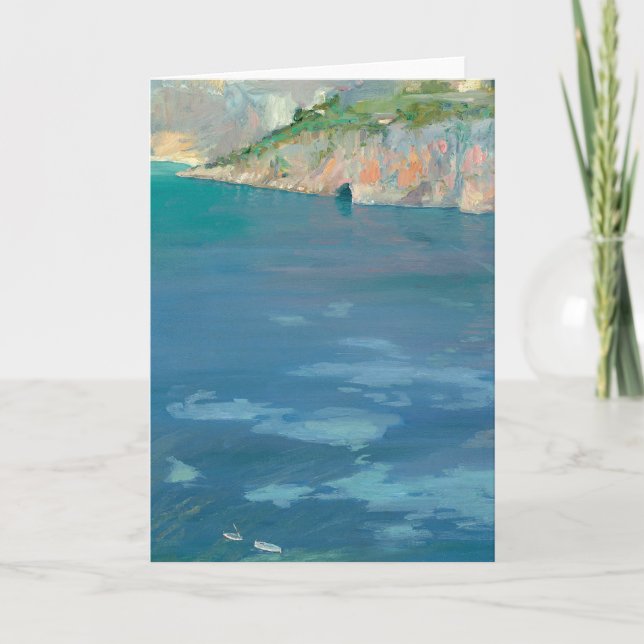 Tarjeta Los pequeños botes blancos | Sir John Lavery (Anverso)