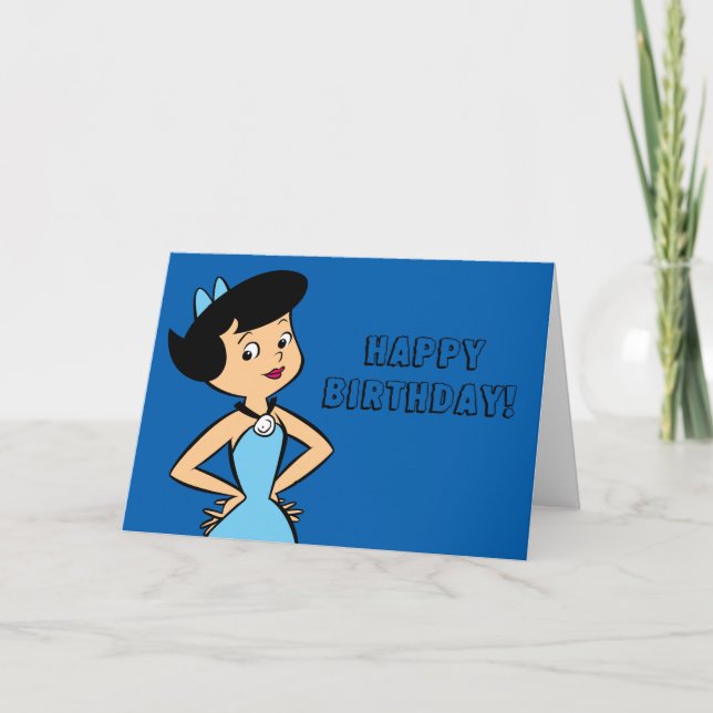 Tarjeta Los Picapiedra | Betty Rubble (Anverso)