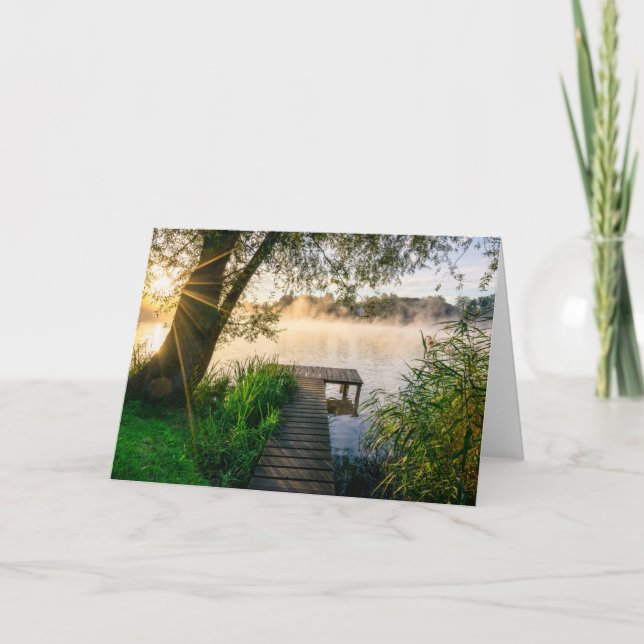 Tarjeta Los primeros Sunrays en Wesslinger ven (Anverso)