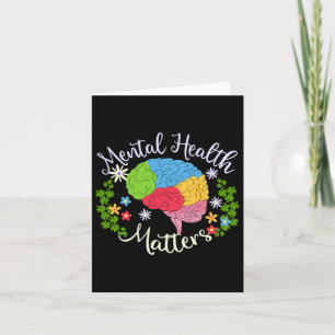 Tarjeta Los problemas de salud mental dan a las enfermedad