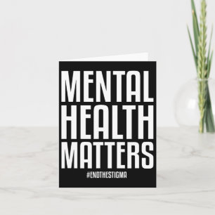 Tarjeta Los Problemas De Salud Mental Ponen Fin Al Estigma