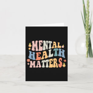 Tarjeta Los Problemas De Salud Mental Sean De Amor Groovy