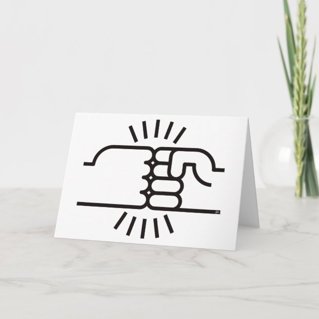 Tarjeta ¡Los Puños Por Delante! (Anverso)