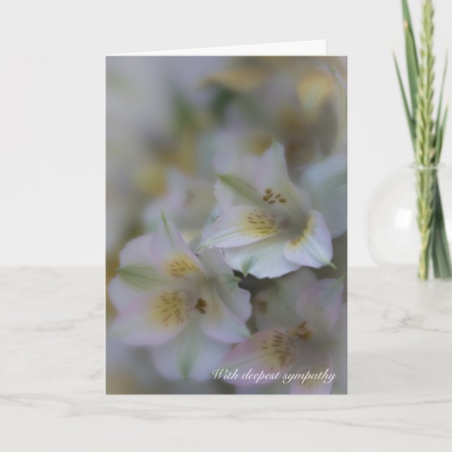 Tarjeta Los que aman no se alejan de la simpatía poética (Anverso)