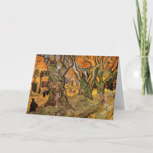 Tarjeta Los reparadores de caminos por Vincent van Gogh