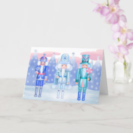 Tarjeta Los reyes de los cazadores de nueces celebran la N