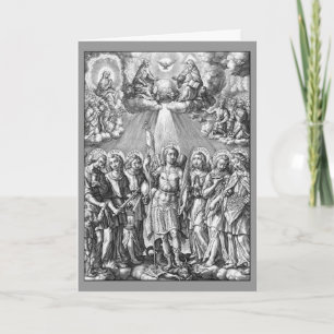 Tarjeta Los Siete Arcángeles (M 034; Grabado)
