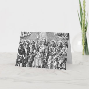 Tarjeta Los Siete Arcángeles (M 034; Grabado)