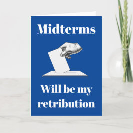 Tarjeta Los términos medios serán mi retribución