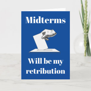 Tarjeta Los términos medios serán mi retribución