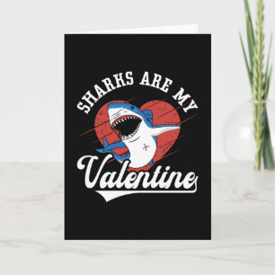 Tarjeta Los Tiburones Son Mi San Valentín Freediving Buceo
