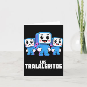 Tarjeta Los Tralaleritos - Divertido Cringe de Cerebro Ita