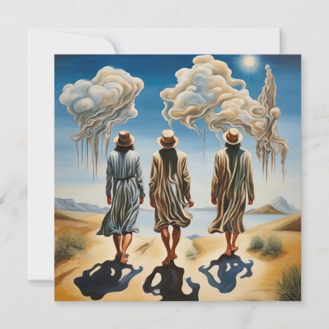 Tarjeta Los tres sabios (Anverso)