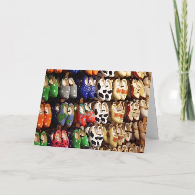 Tarjeta Los troncos holandeses, (Anverso)