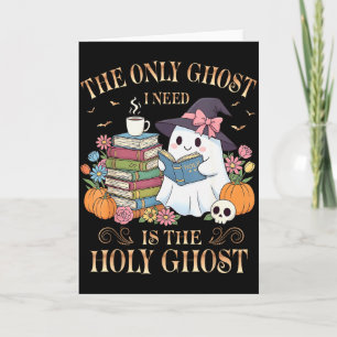 Tarjeta Los únicos fantasmas que necesito son los libros d