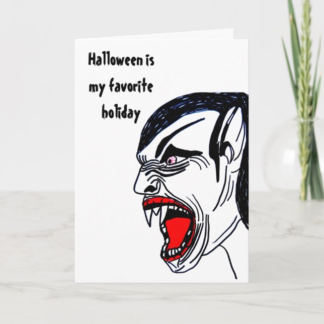 TARJETA LOS VAMPIRES VAN A UNA PEQUEÑA BATALLA (Anverso)