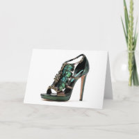 Los zapatos del pavo real de la cita de Cenicienta