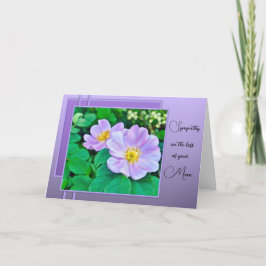 Tarjeta Loss of a Mom - Sympathy Card