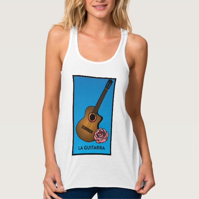 Tarjeta Loteria La Guitarra (La guitarra) Camiseta (Anverso)