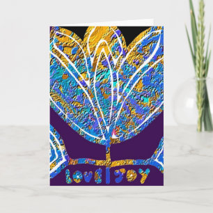 Tarjeta LOTUS - amor y alegría