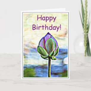 Tarjeta Lotus Bloom