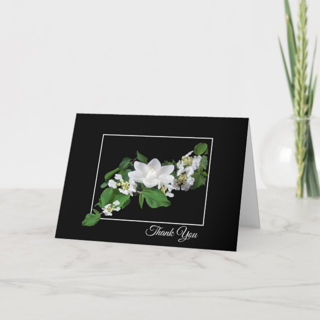 Tarjeta Lotus Candle Sympathy Gracias (Anverso)