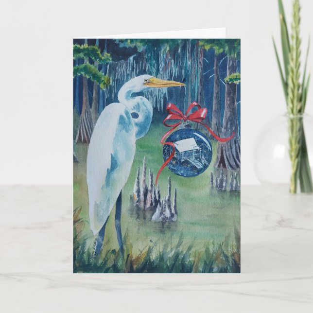 Tarjeta Louisiana Christmas cards (Anverso)