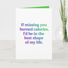 Tarjeta Love Burn Folded Greeting Card