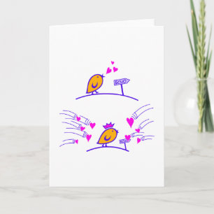 Tarjeta LOVE ECHO - Aves cómicas Tweetlercools 3